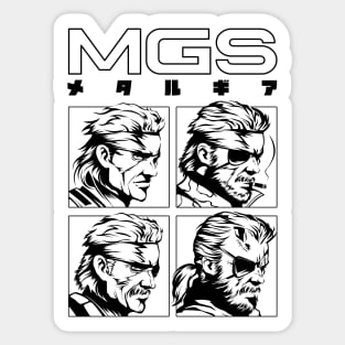 314 MGS Evolution BW Sticker